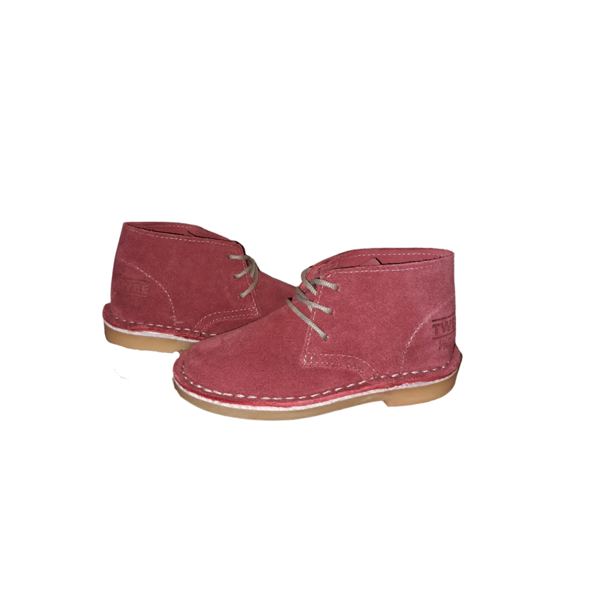 Kids TWEE Vellies Red Suede