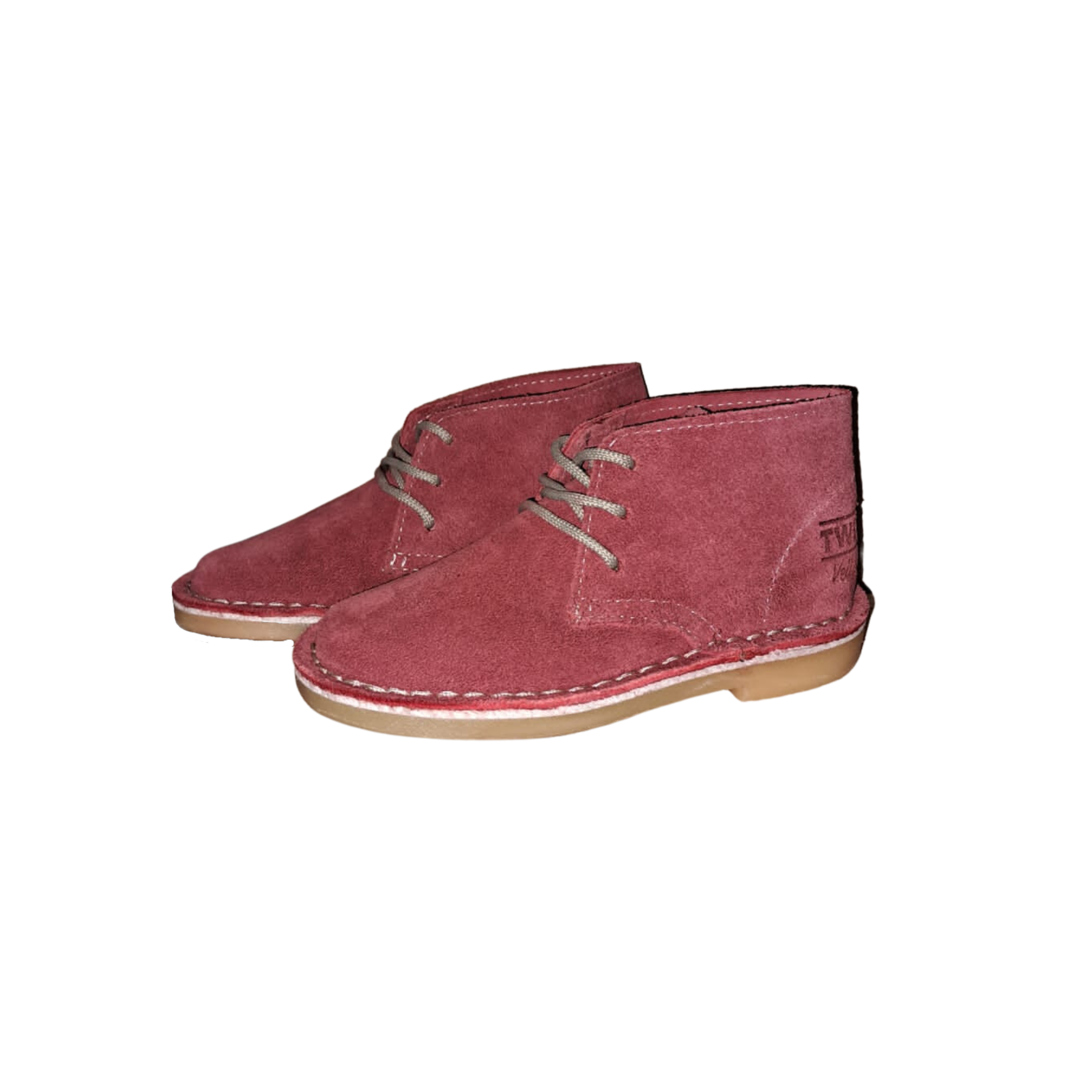 Kids TWEE Vellies Red Suede