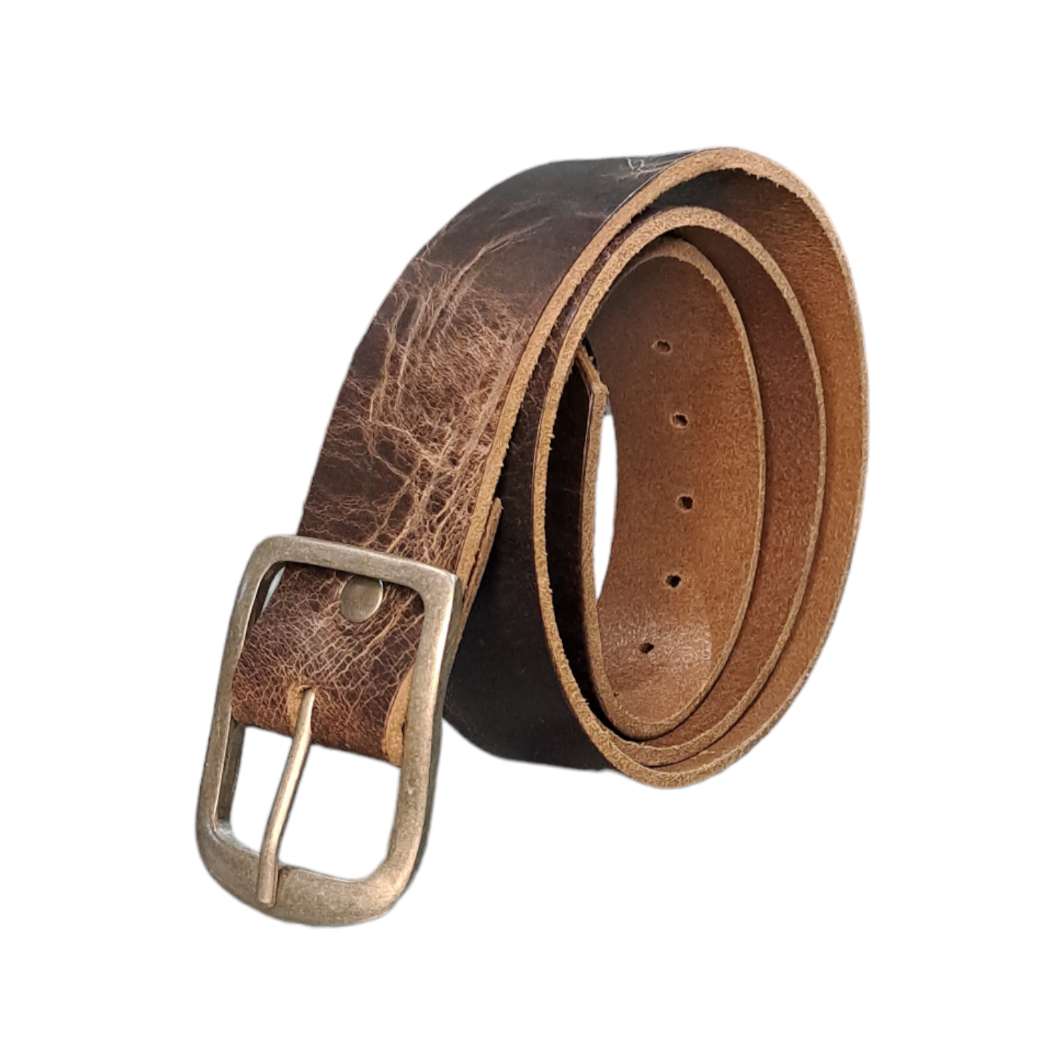 Mens Leather Belt Brown