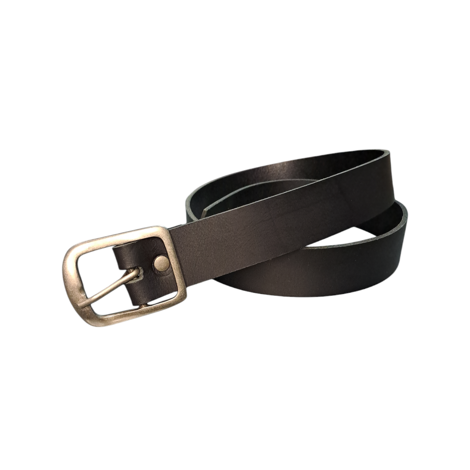 Mens Leather Belt Black