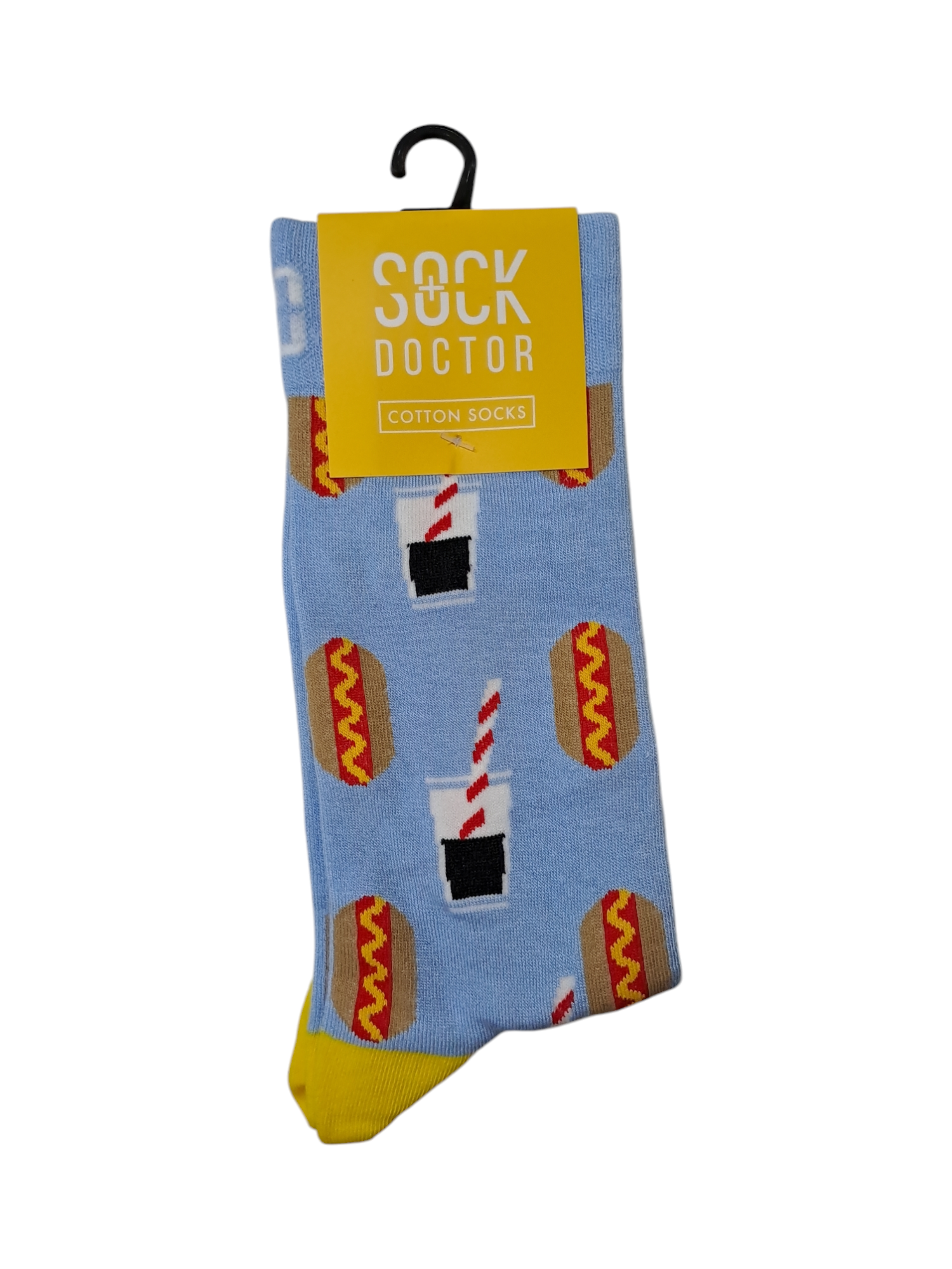 Hotdog & Soda Cotton Sexy Socks