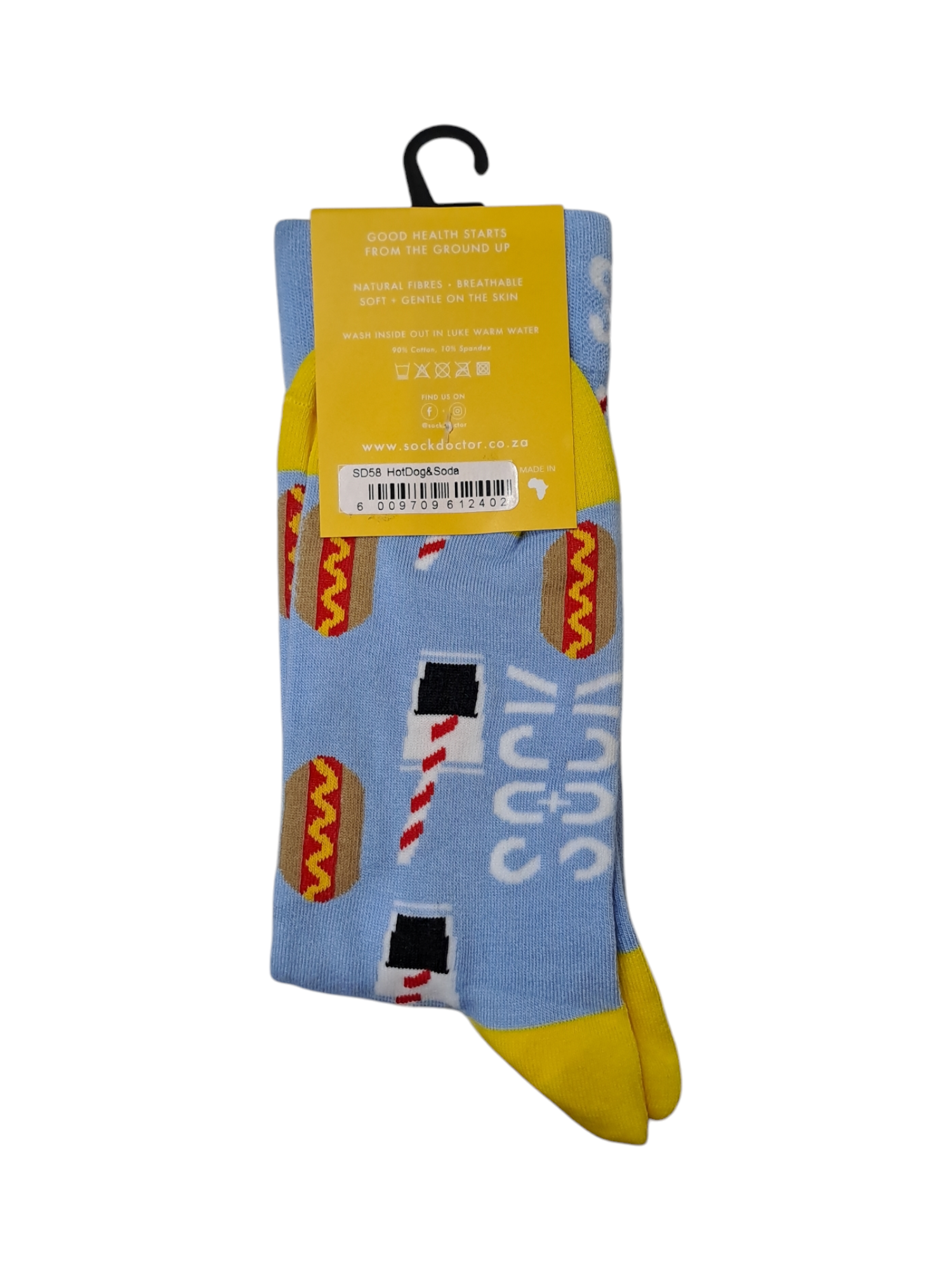 Hotdog & Soda Cotton Sexy Socks