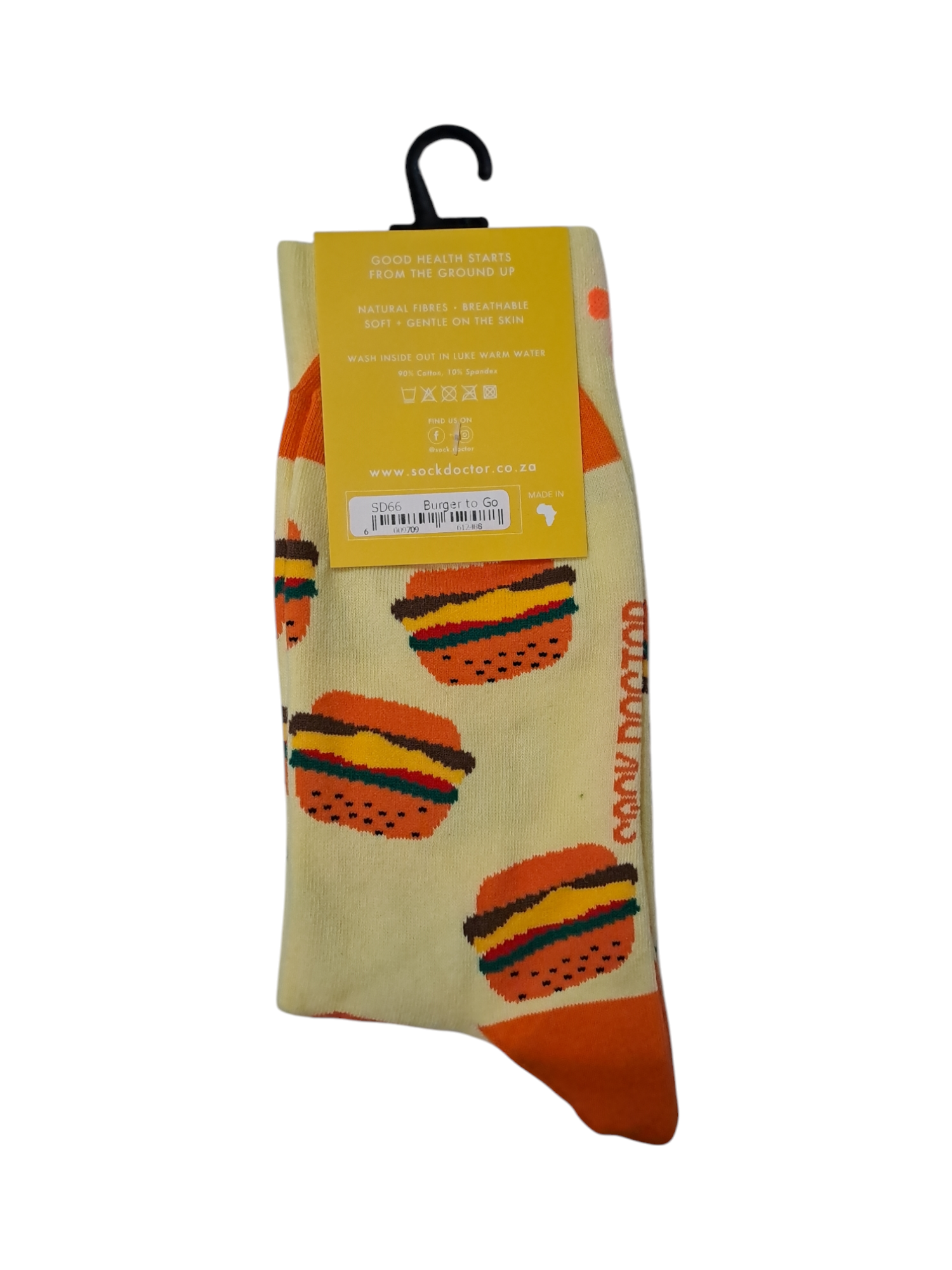 Burger To Go Cotton Sexy Socks