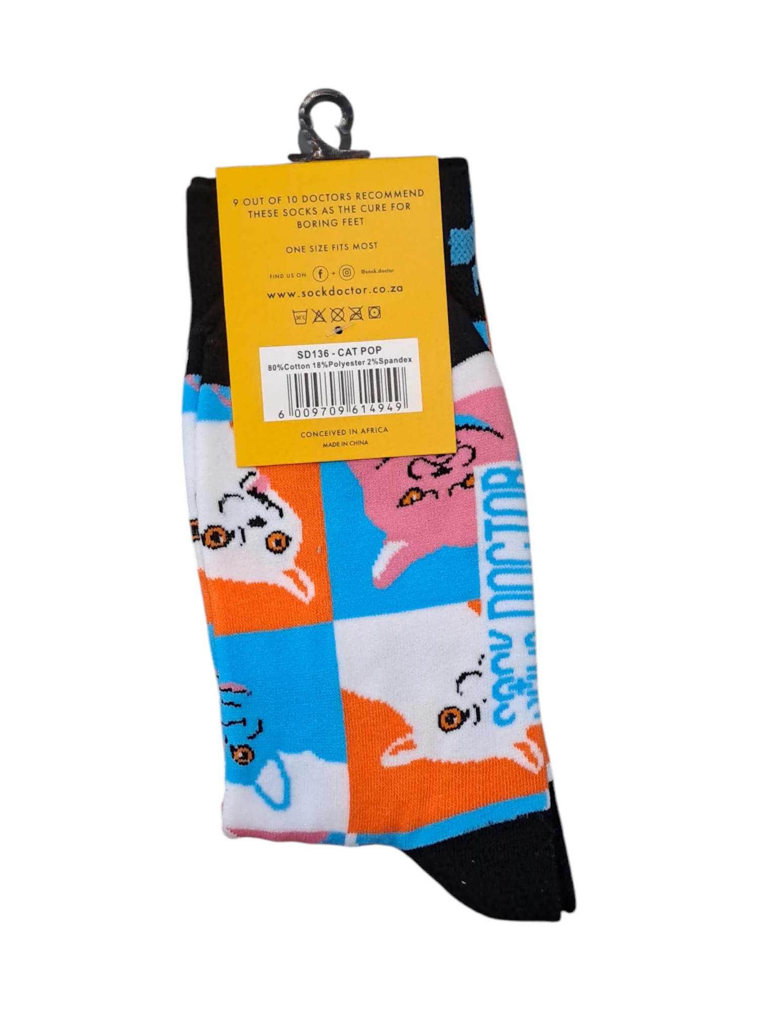 Cat Pop Cotton Sexy Socks