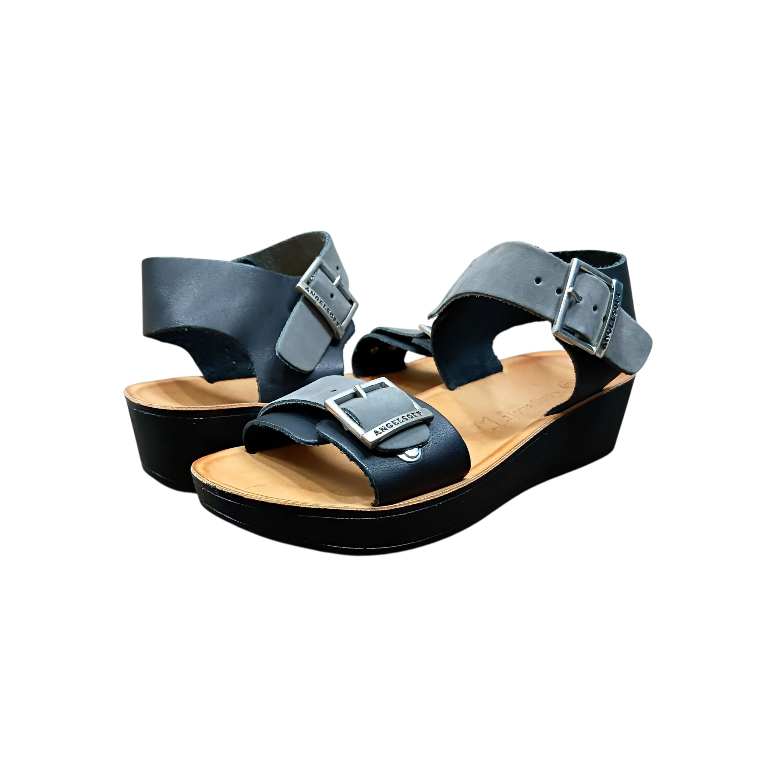 Ladies Jacky Black and Grey