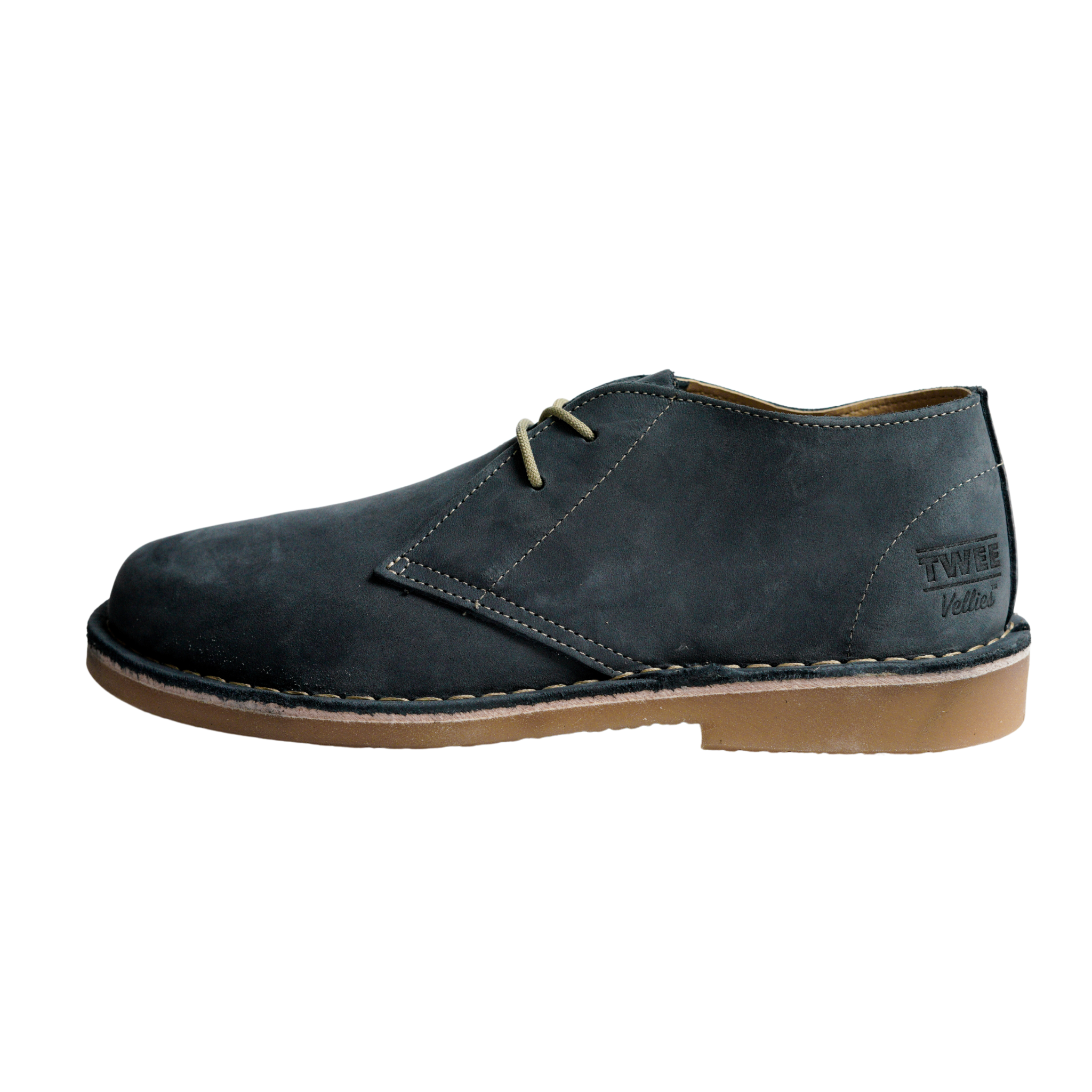 Mens DKW Navy Nubuck Vellies