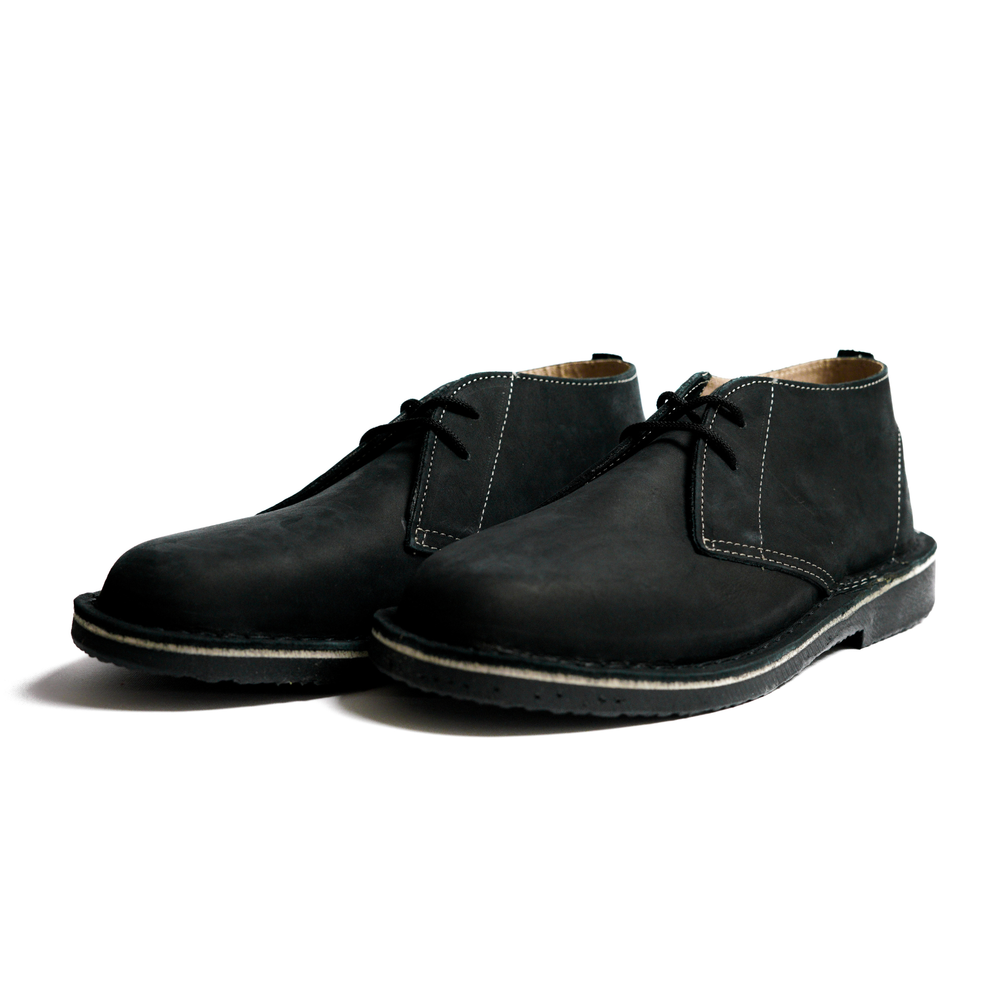 Mens DKW Black Nubuck