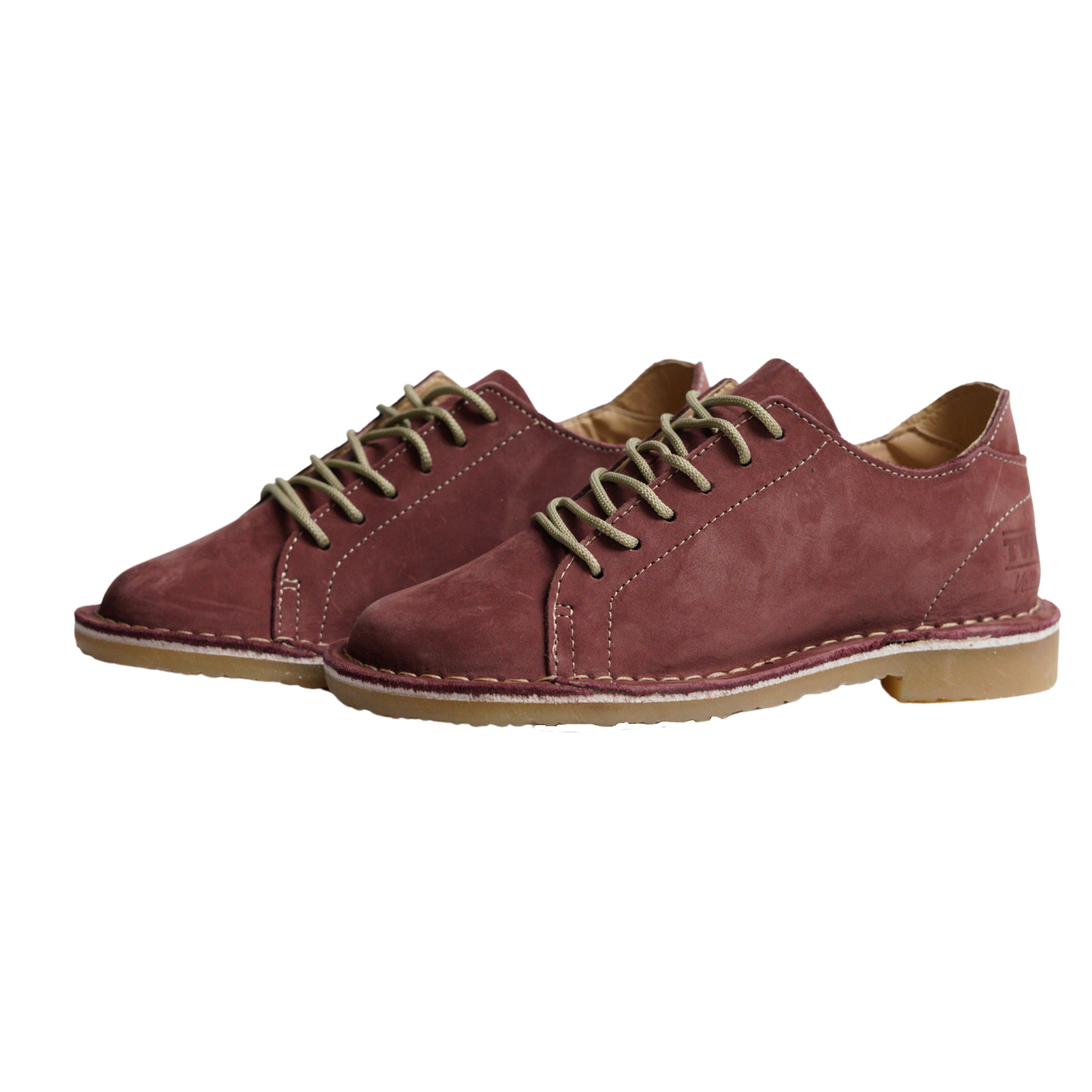 Ladies Leila Burgandy Nubuck