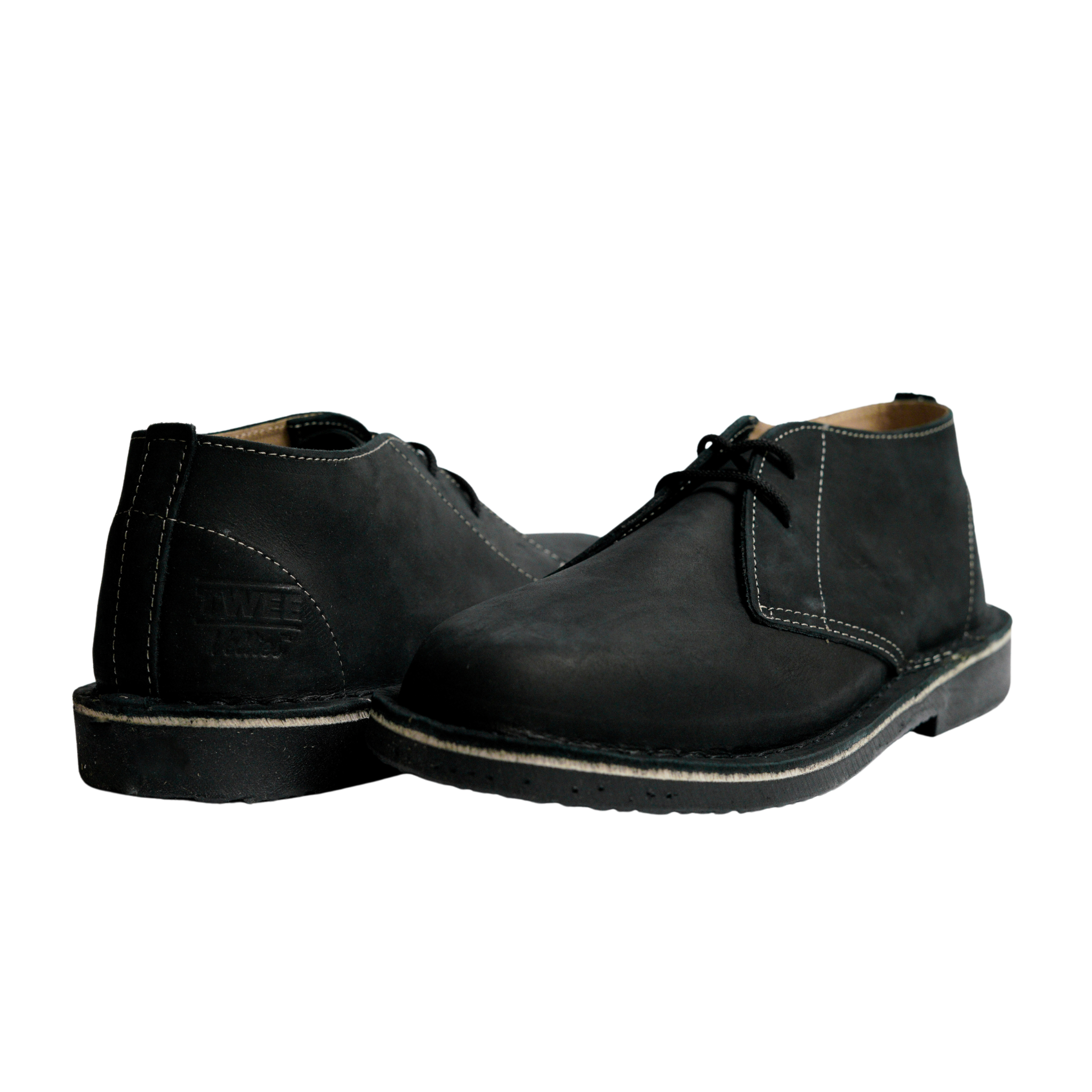 Mens DKW Black Nubuck