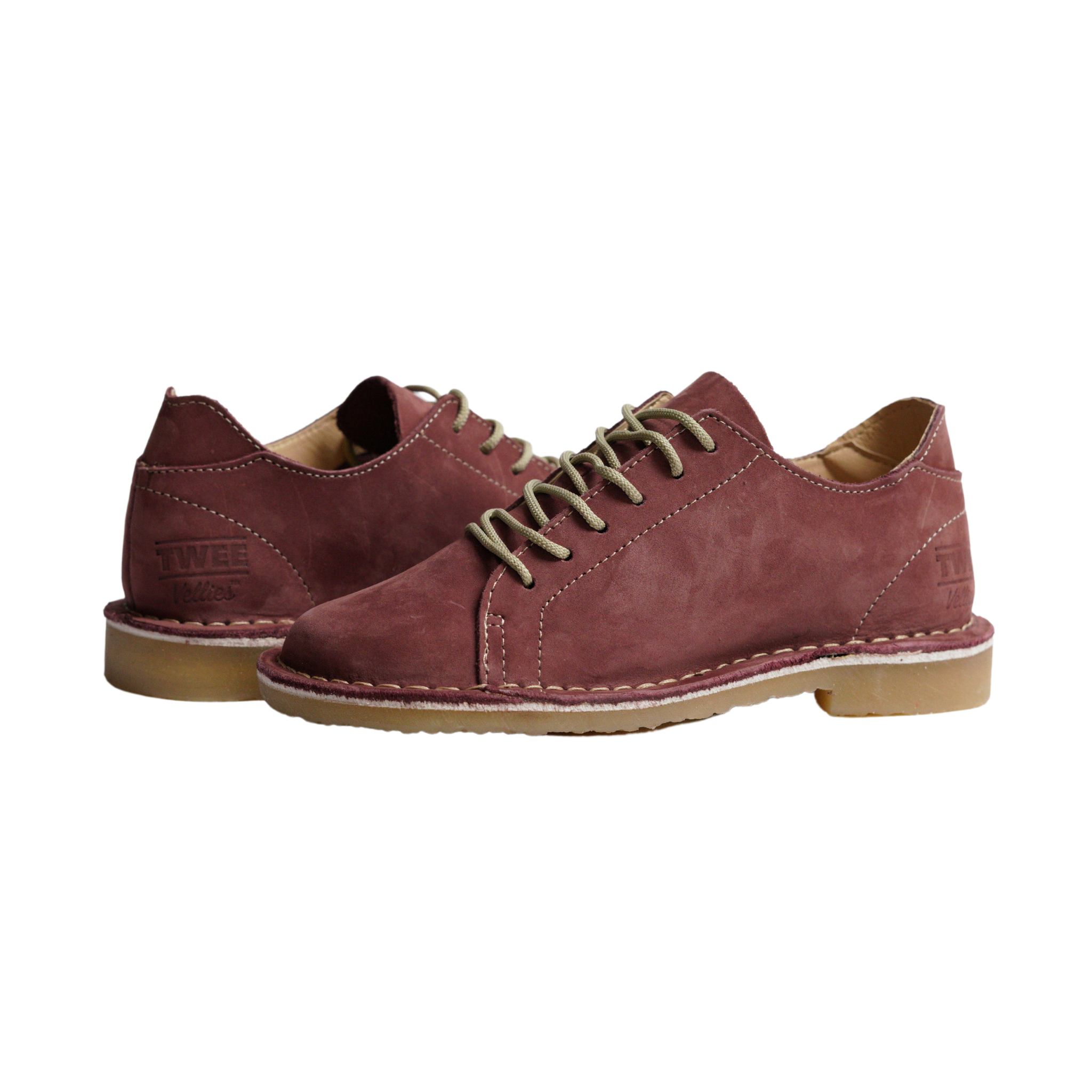 Ladies Leila Burgandy Nubuck