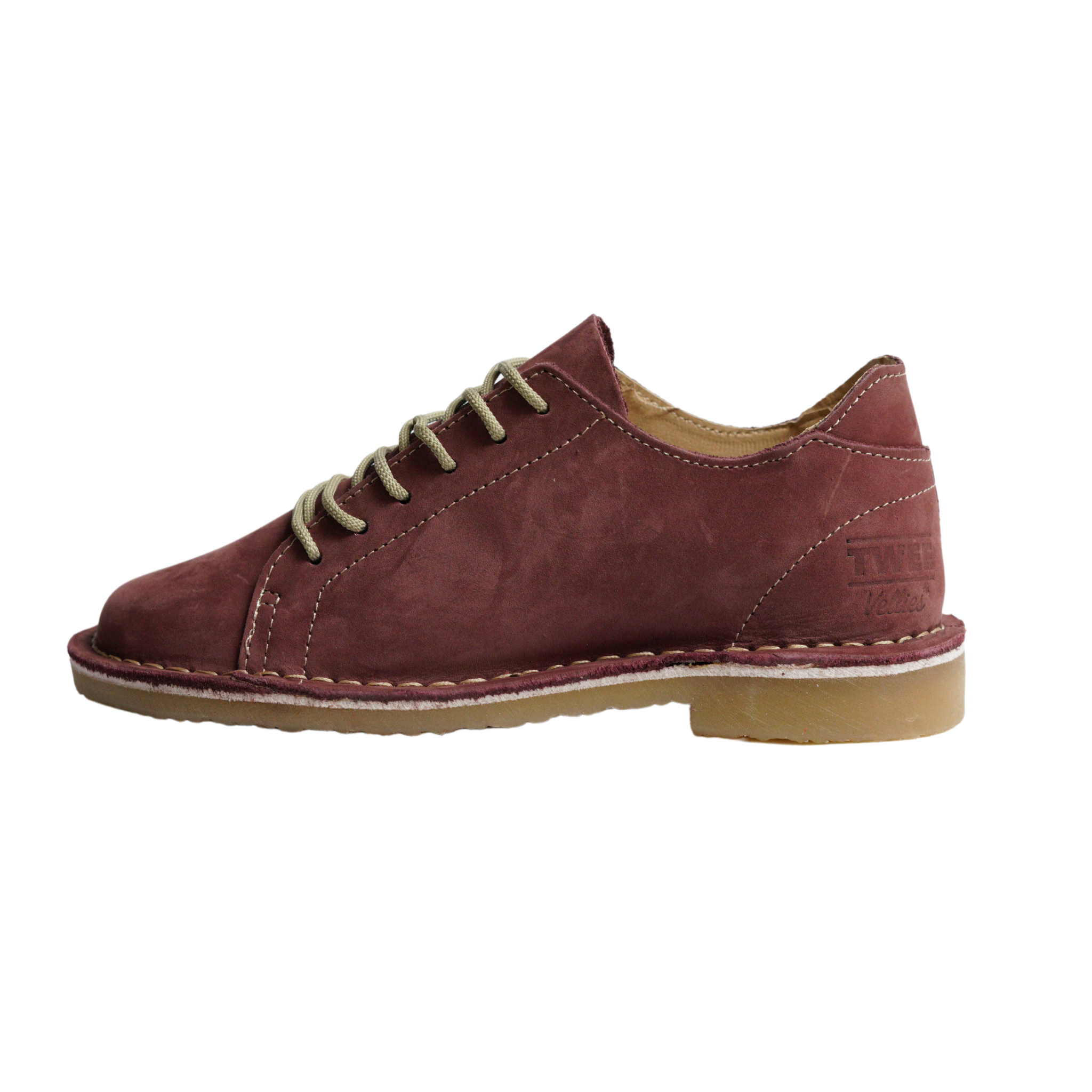 Ladies Leila Burgandy Nubuck